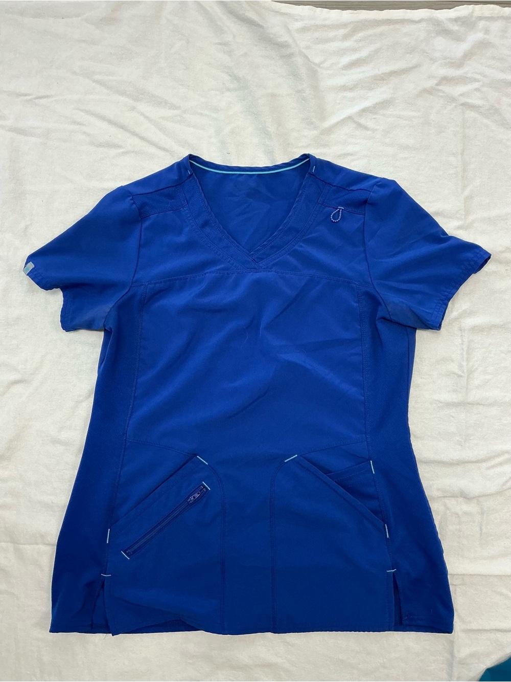 Scrubstar Bright Royal V-Neck Short Sleeve Scrub Top